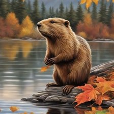 Схема вышивки «Милый суслик»