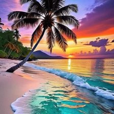 Схема вышивки «Море»