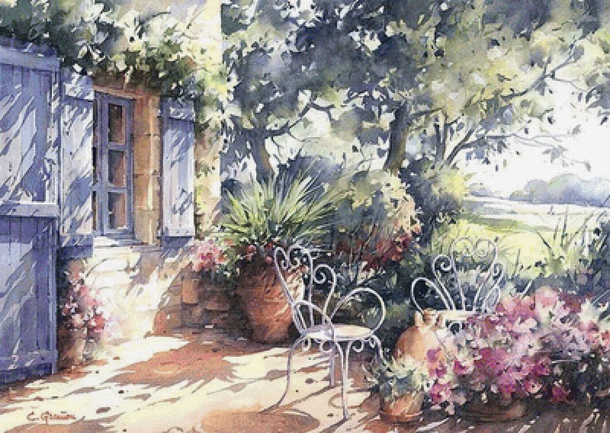 Акварель. Кристиан Гранью - художники - предпросмотр