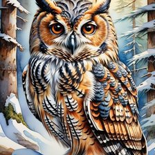 Схема вышивки «Зимний наряд»