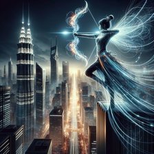 Схема вышивки «Футуристичная феч»