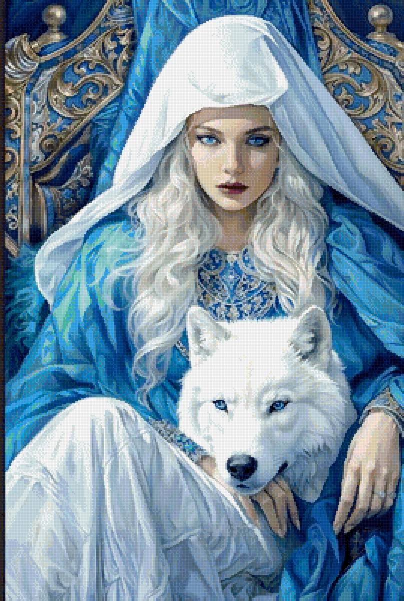 Леди Зима - портрет - предпросмотр