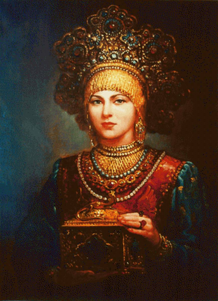 Хозяйка Медной Горы Андрей Шишкин - урал, славяне, язычество, шишкин, живопись - предпросмотр