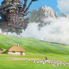 Схема вышивки «ходячий замок»