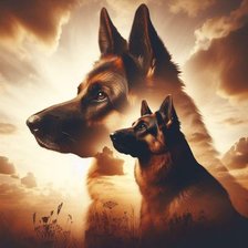 Схема вышивки «Овчарка»