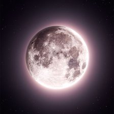 Схема вышивки «Луна полнолуние»