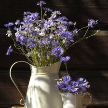 Схема вышивки «Букет васильки»