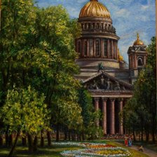 Схема вышивки «Исаакий»