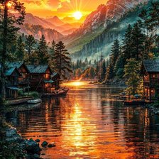 Схема вышивки «bosque anarajado»