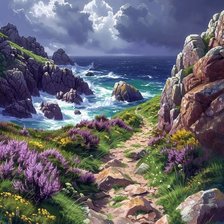 Схема вышивки «Перед штормом»