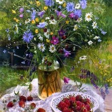 Схема вышивки «Картина_букет»