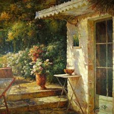 Схема вышивки «Картина_пейзаж»