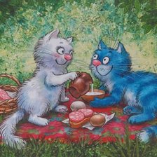 Схема вышивки «Пикник»