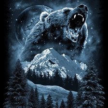 Схема вышивки «Дух Тайги»