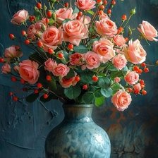 Схема вышивки «Цветы»