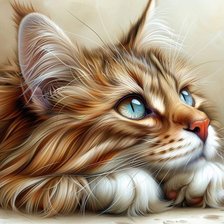 Схема вышивки «Рыжий»