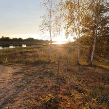 Схема вышивки «Река»