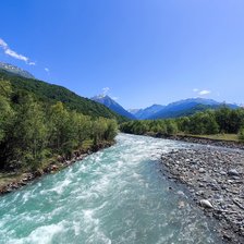 Схема вышивки «ДМС горы»