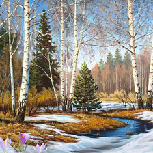 Схема вышивки «весна»