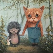 Схема вышивки «животинки»