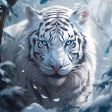 Схема вышивки «Тигр»