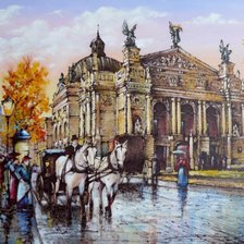 Схема вышивки «Львов»