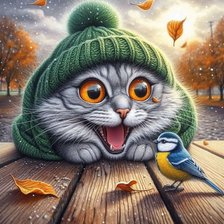 Схема вышивки «осеннее настроение»