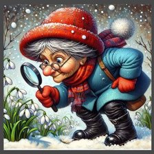 Схема вышивки «следопыт»