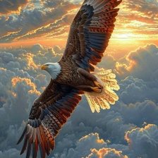 Схема вышивки «Орёл»