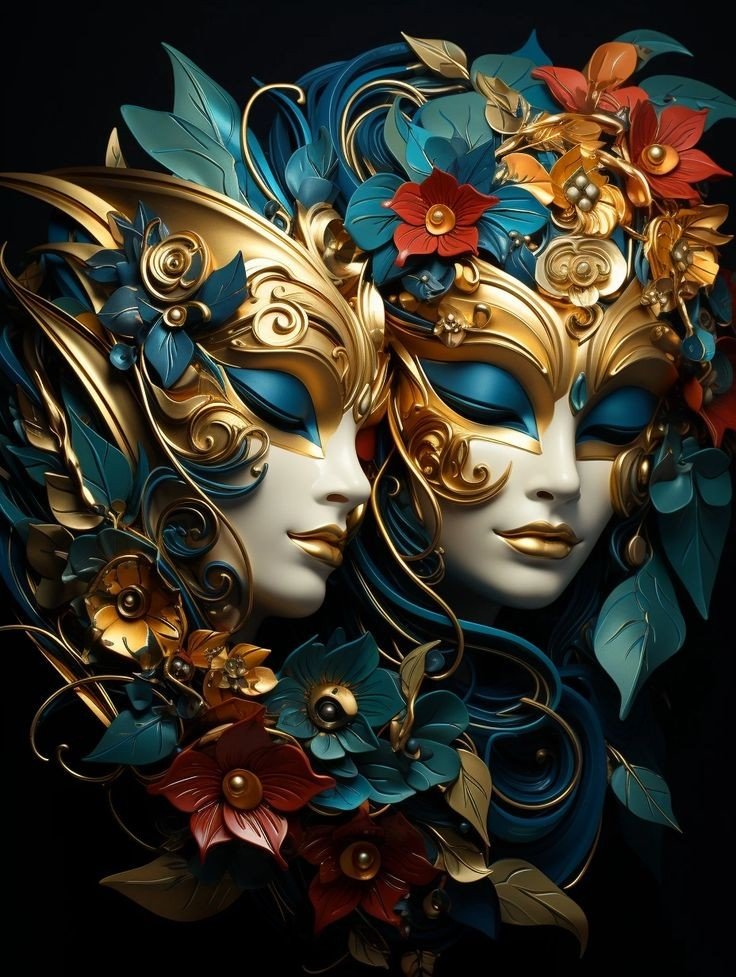 ВЕНЕЦИАНСКИЕ МАСКИ - оригинал