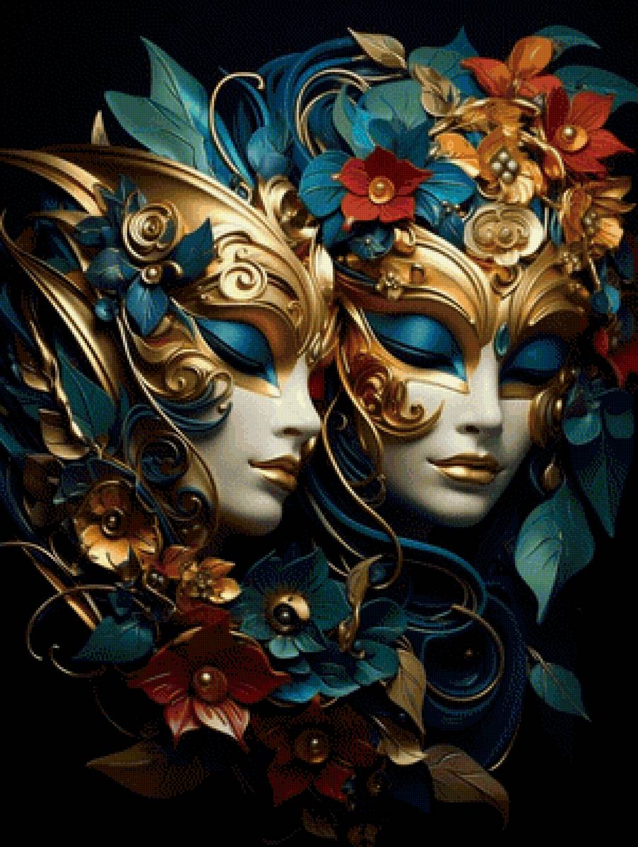 ВЕНЕЦИАНСКИЕ МАСКИ - предпросмотр