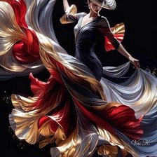 Схема вышивки «Танец»