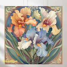 Схема вышивки «Цветы»