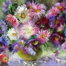 Схема вышивки «Астры»