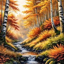 Схема вышивки «Осень»