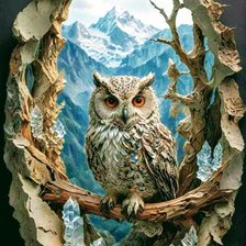 Схема вышивки «Сумеречный гость»