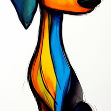 Схема вышивки «Такса арт»