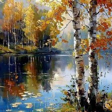 Схема вышивки «Осень»