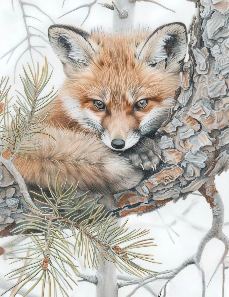 Милый лисёнок - оригинал