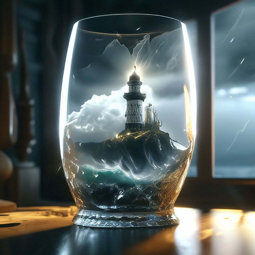 Маяк в стакане - оригинал