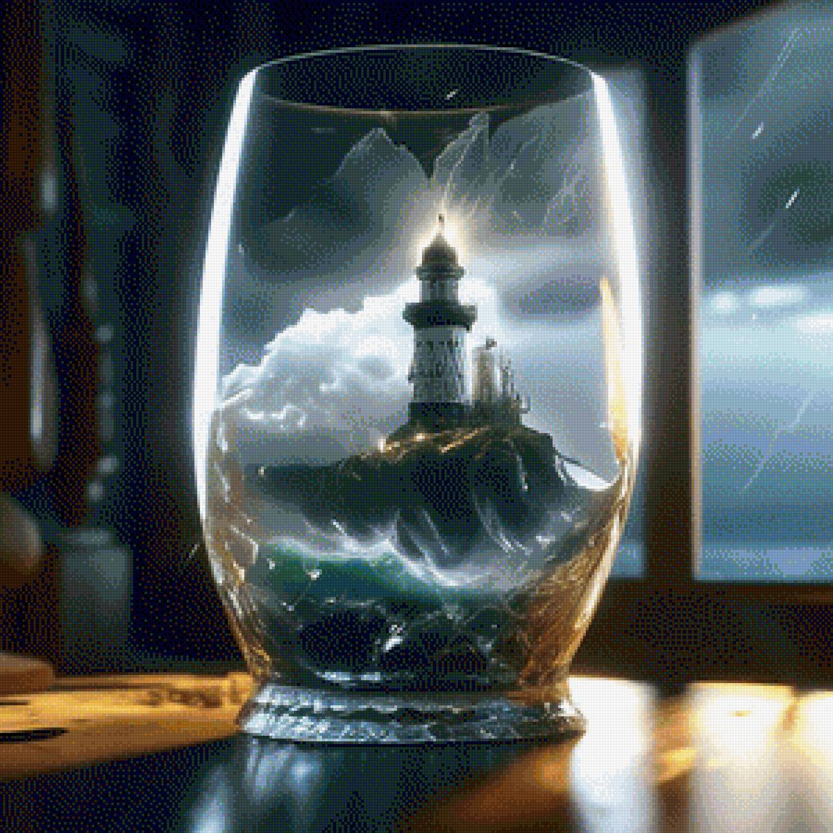 Маяк в стакане - предпросмотр