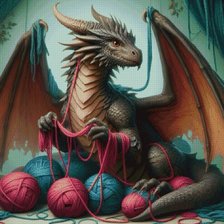 Схема вышивки «Дракон»