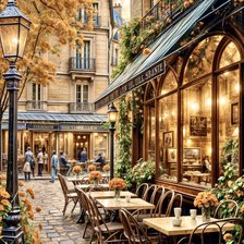 Схема вышивки «Coffe Shop»