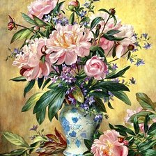 Схема вышивки «Tĩnh Vật Hoa»