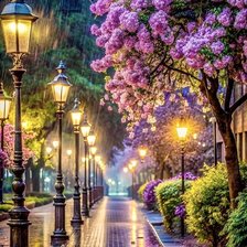 Схема вышивки «Đường Ban Đêm»