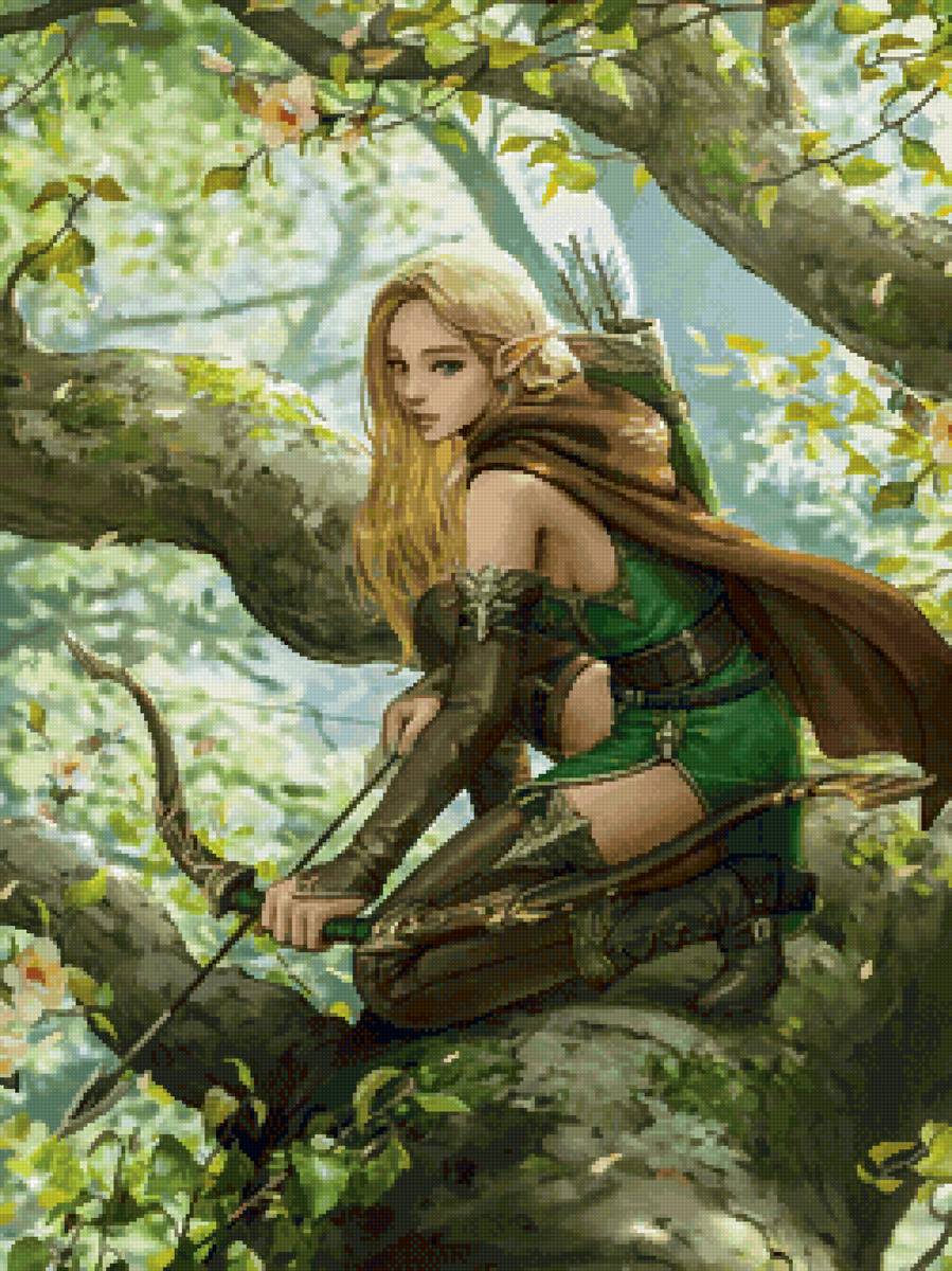 Эльфийский лес - эльф, фэнтези, сказка, книги., фольклор, игры - предпросмотр