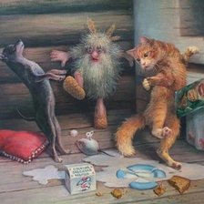 Схема вышивки «ДОМОВОЙ И ВСЕ-ВСЕ-ВСЕ»