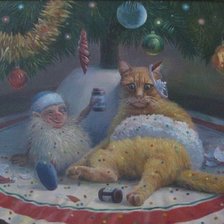 Схема вышивки «ДОМОВОЙ И ВСЕ-ВСЕ-ВСЕ»