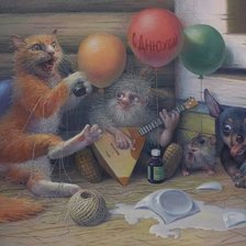 Схема вышивки «ДОМОВОЙ И ВСЕ-ВСЕ-ВСЕ»