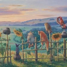 Схема вышивки «ДОМОВОЙ И ВСЕ-ВСЕ-ВСЕ»